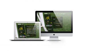 Website design Zion Football html css