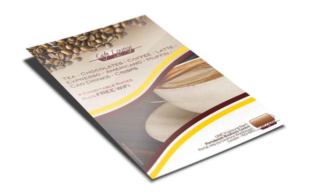 Leaflet design LBC Cafe Lounge