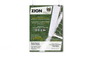 Poster design Zion Football