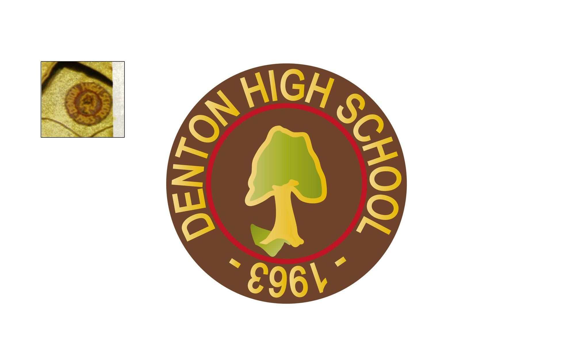 Logo restyling Denton High School
