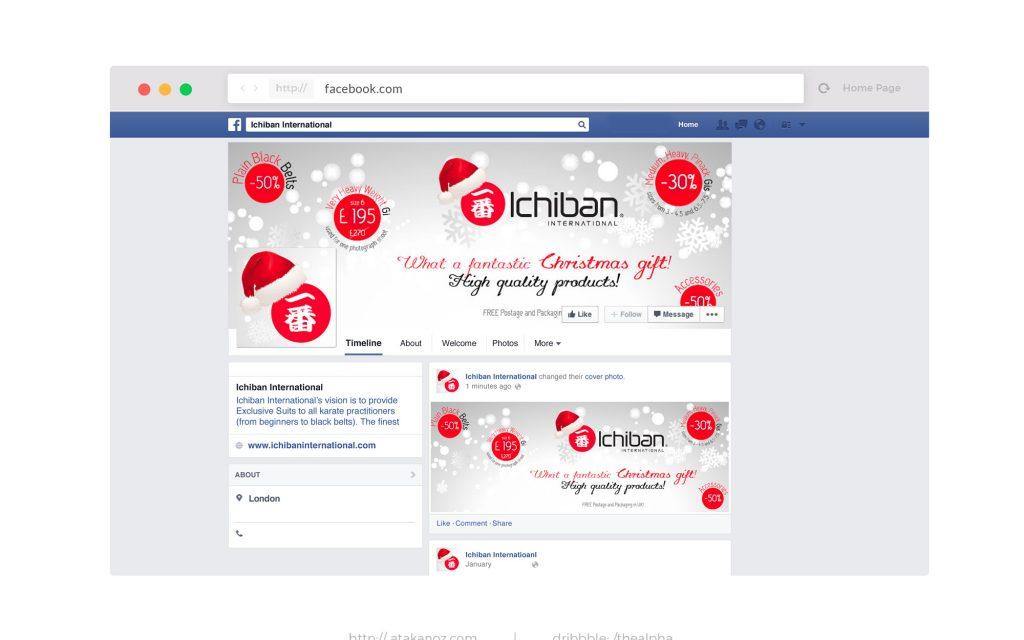 Facebook cover design ichiban international