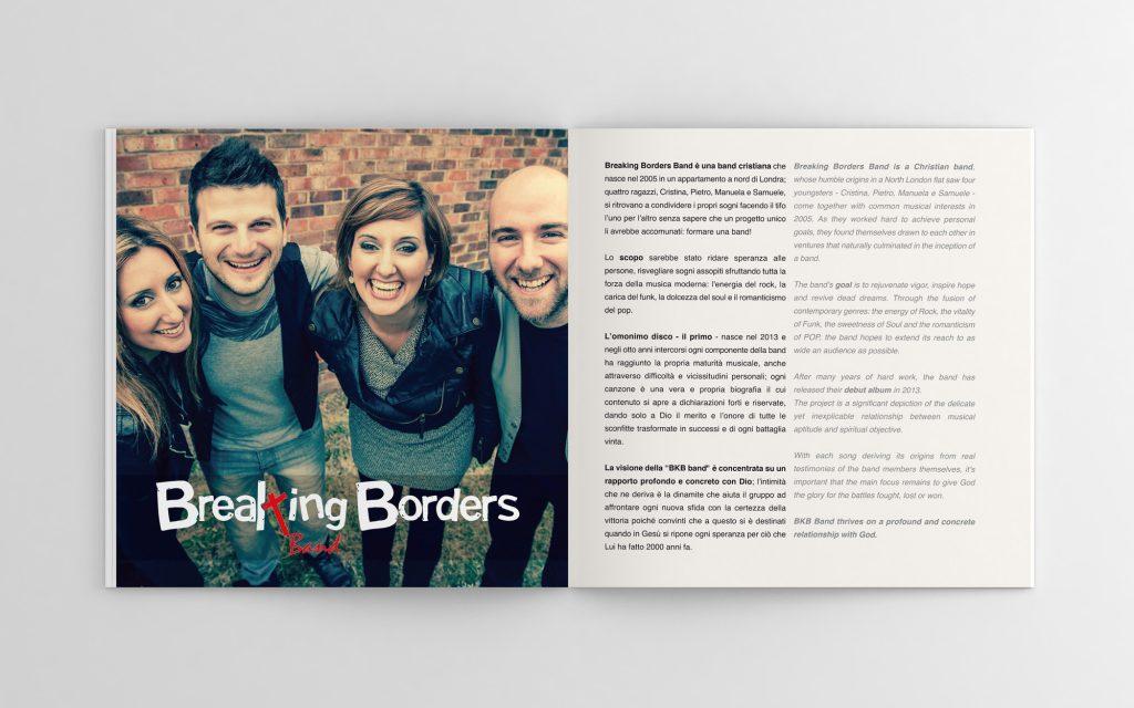 CD booklet design - BKB Band music