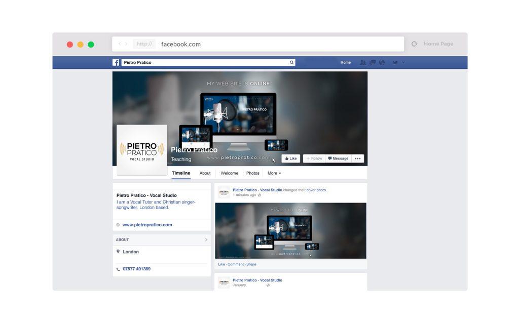facebook cover design pietro pratico vocal coach teaching singing