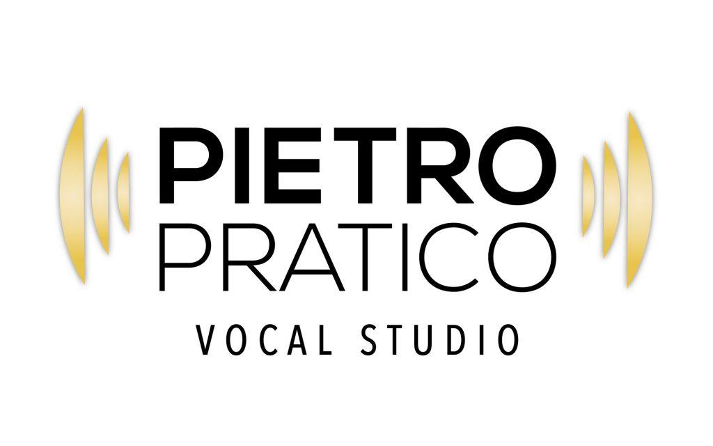 logo design pietro pratico vocal coach teaching singing