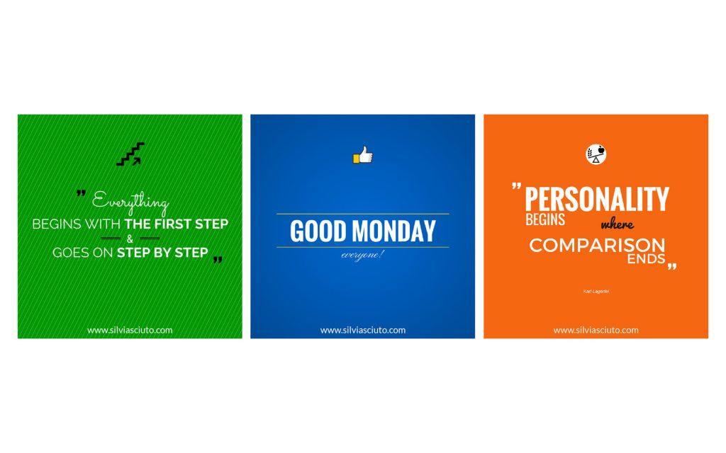 Motivational quotes design coloured - Silvia Sciuto