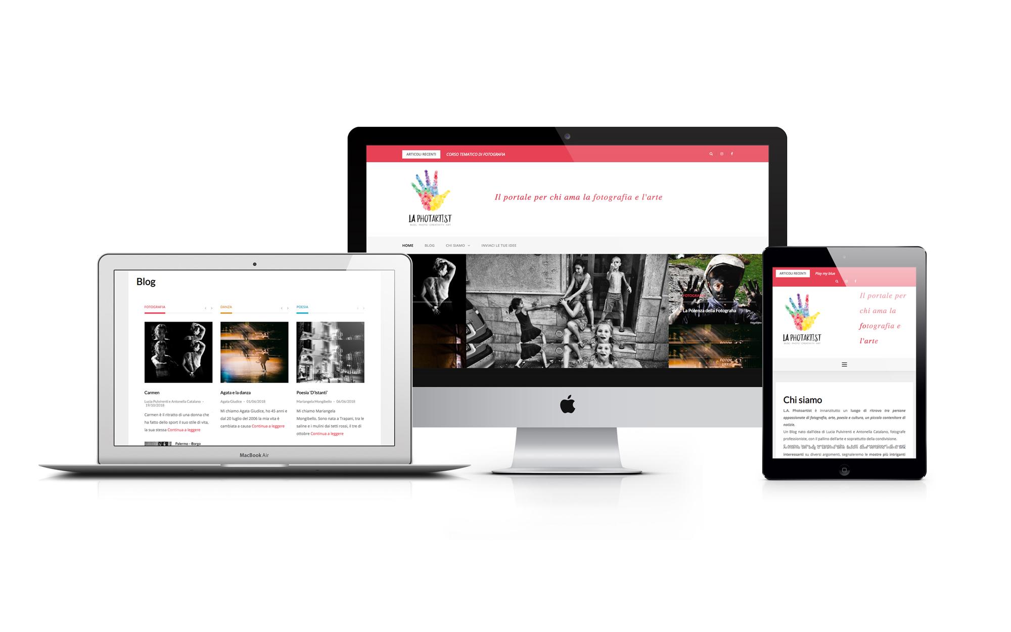 Website design - LA Photartist