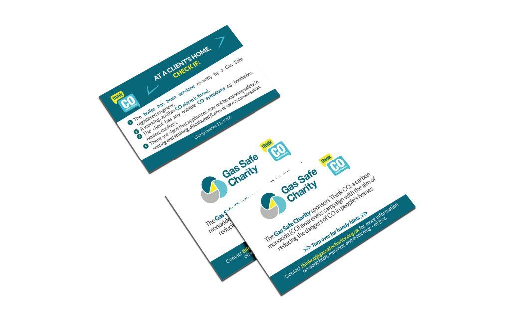 Business card design - Gas Safe Charity